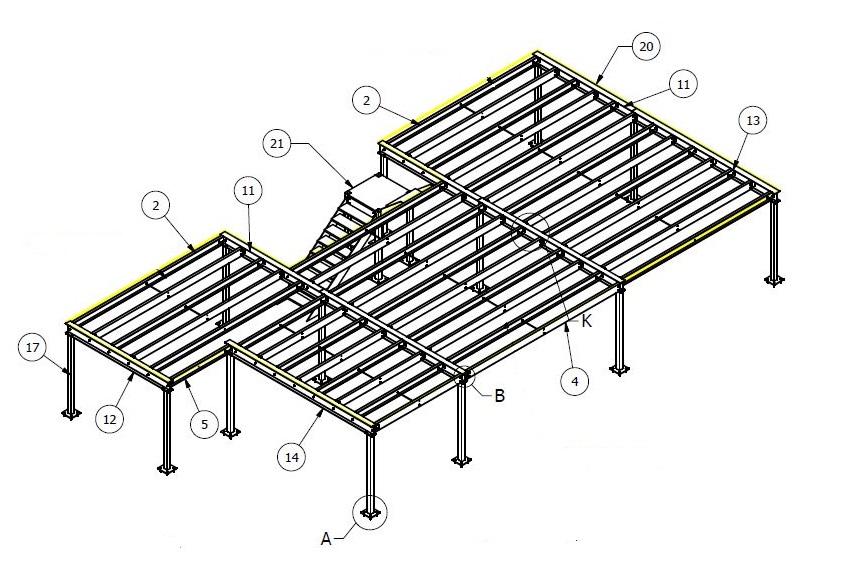 Industrial Mezzanine Design And Drawing - Zen Projects World